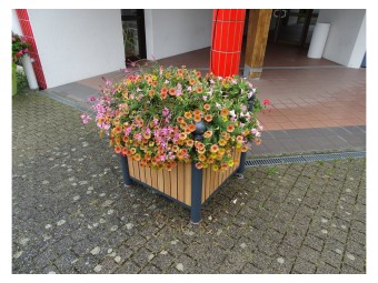 Jardinière Chartrons tête boule stratifié compact