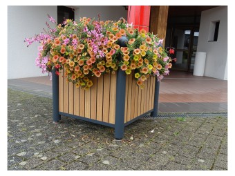 Jardinière Chartrons tête boule stratifié compact