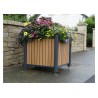 Jardinière Chartrons tête boule stratifié compact