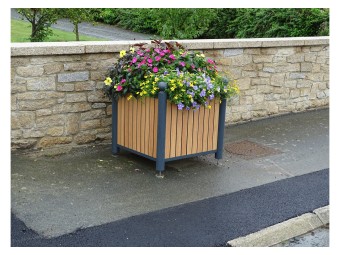 Jardinière Chartrons tête boule stratifié compact
