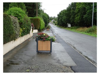 Jardinière Chartrons tête boule stratifié compact