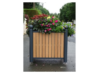 Jardinière Chartrons tête boule stratifié compact