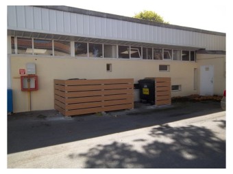 Panneau de cache conteneur modulaire