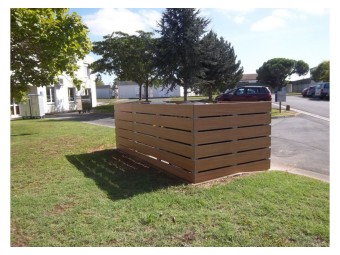 Panneau de cache conteneur modulaire
