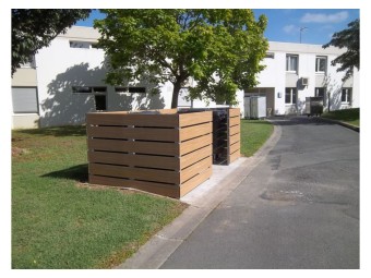 Panneau de cache conteneur modulaire