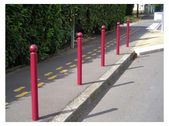 Potelet Chartrons tête boule