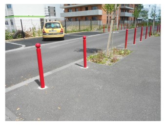 Potelet Chartrons tête boule