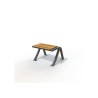 Tabouret exterieur Bergerac stratifié compact