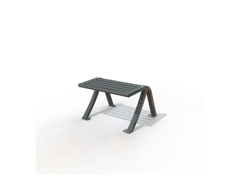 Tabouret exterieur Horizon métal peint Tabouret exterieur Horizon métal peint