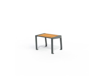 Tabouret exterieur Square stratifié compact