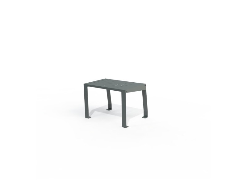 Tabouret exterieur Square métal peint Tabouret exterieur Square métal peint