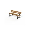 Banc public Richelieu stratifié compact bords arrondis
