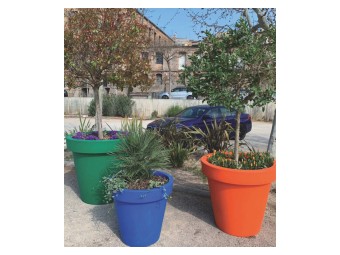 Jardinière Alvium en plastique recyclable