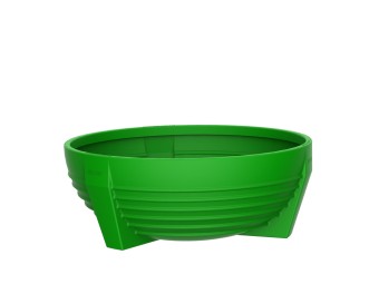 Jardinière ronde Futura en plastique