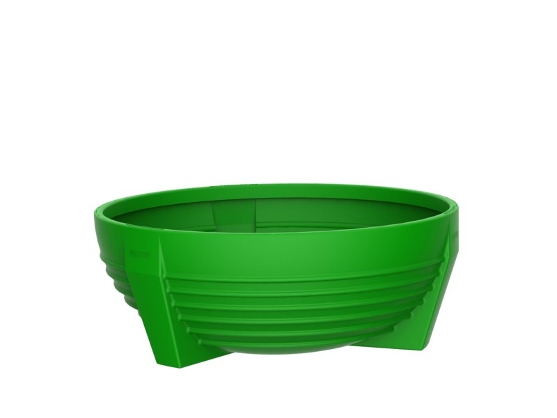 Jardinière ronde Futura en plastique Jardinière ronde Futura en plastique