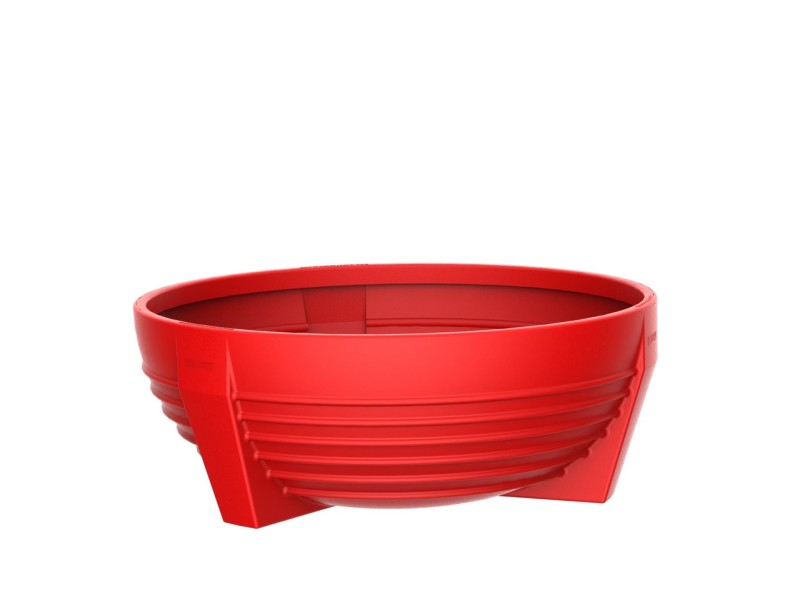 Jardinière ronde Futura en plastique Jardinière ronde Futura en plastique