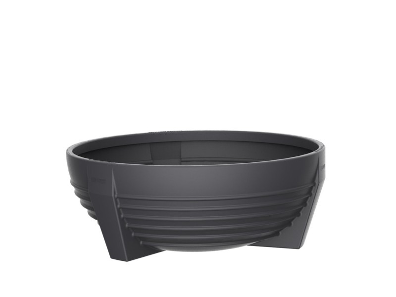 Jardinière ronde Futura en plastique Jardinière ronde Futura en plastique