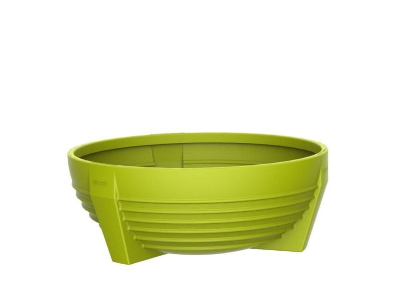 Jardinière ronde Futura en plastique Jardinière ronde Futura en plastique