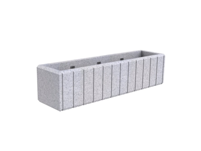 Jardinière Heba en polyéthylène recyclable Jardinière Heba en polyéthylène recyclable