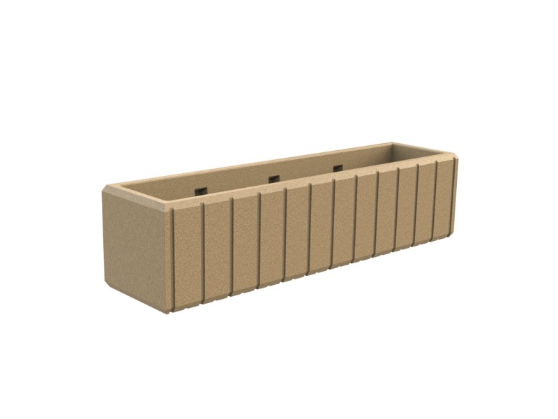 Jardinière Heba en polyéthylène recyclable Jardinière Heba en polyéthylène recyclable