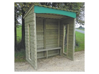 Abri bus Lancelot en bois