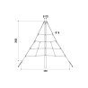 Pyramide de corde 2 m