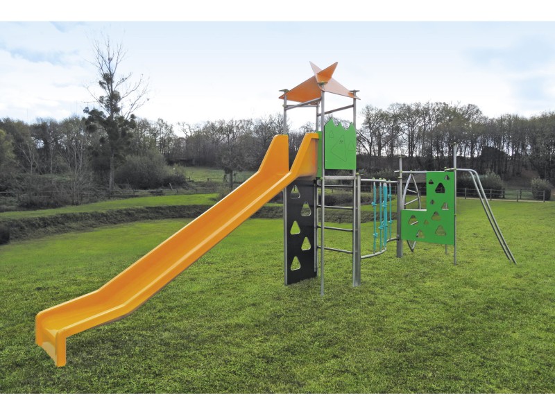 Structure de jeux complete Inoxa - hauteur 150 cm Structure de jeux complete Inoxa - hauteur 150 cm