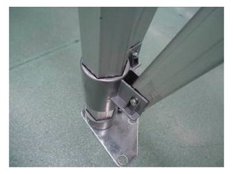 Abri de stand parapluie anti feu M2