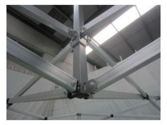 Abri de stand parapluie anti feu M2