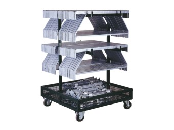 Chariot pour podium modulable