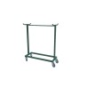 Chariot pour transport de grilles d'exposition