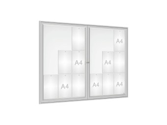 Vitrine pour affichage interieur Référence