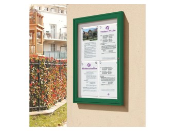 Vitrine pour affichage exterieur Tradition
