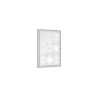 Vitrine pour affichage exterieur Classique simple battant