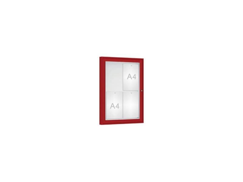 Vitrine pour affichage exterieur Classique simple battant Vitrine pour affichage exterieur Classique simple battant