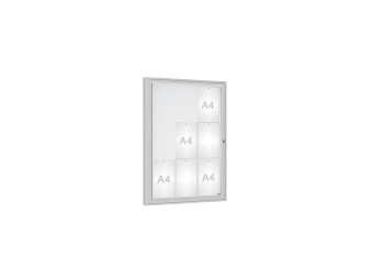 Vitrine d'affichage exterieur 1000 simple et double battants