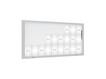 Vitrine d'affichage exterieur 1000 simple et double battants