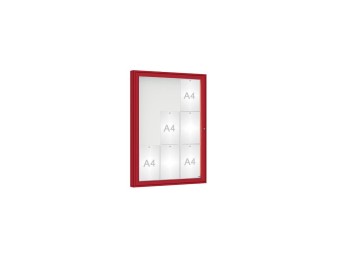 Vitrine d'affichage exterieur 1000 simple et double battants