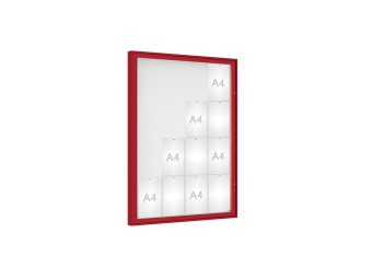 Vitrine d'affichage exterieur 1000 simple et double battants