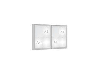 Vitrine d'affichage exterieur 1000 simple et double battants