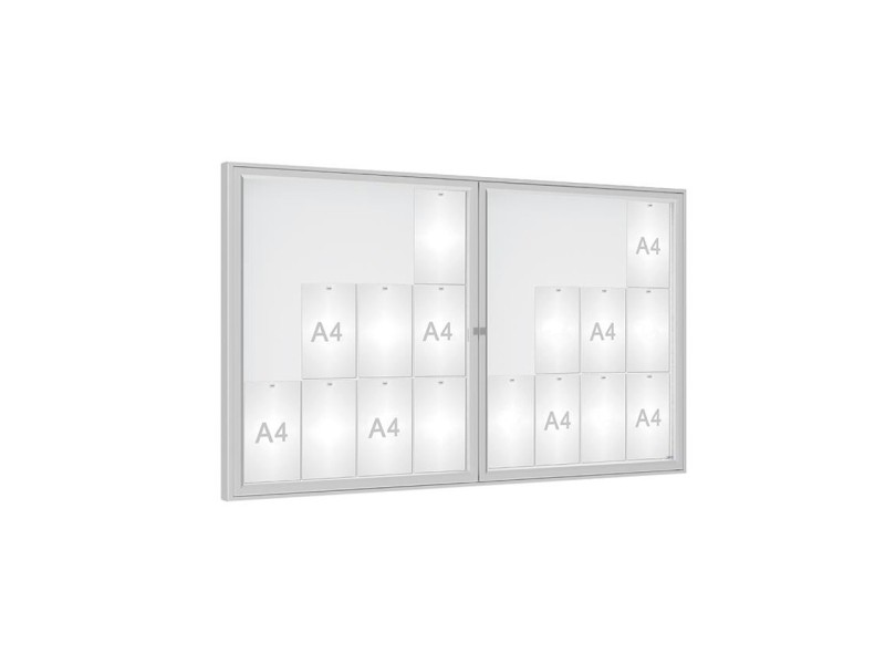 Vitrine d'affichage exterieur 1000 simple et double battants Vitrine d'affichage exterieur 1000 simple et double battants