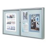 Vitrine d'affichage exterieur 1000 simple et double battants