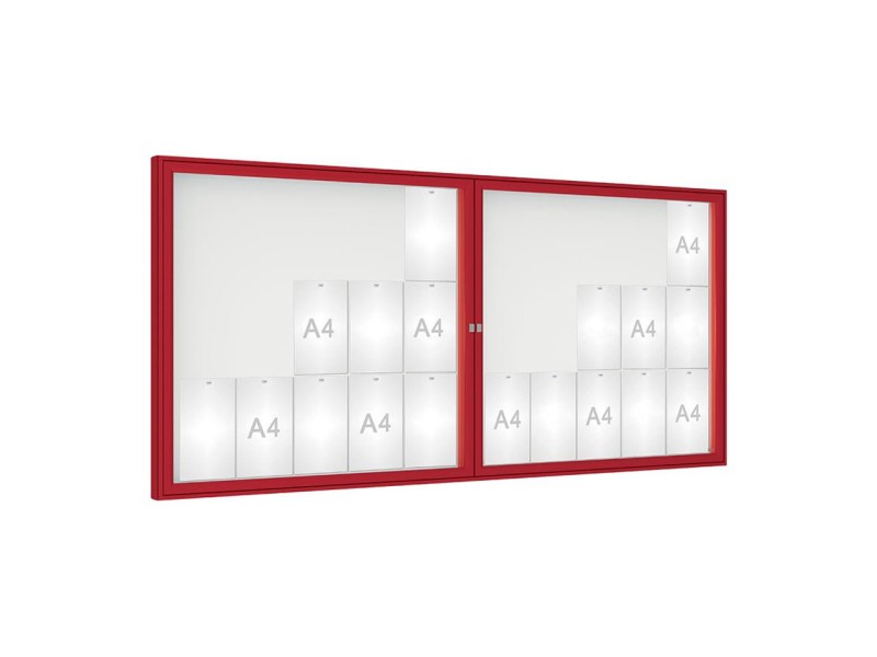 Vitrine d'affichage exterieur 1000 simple et double battants