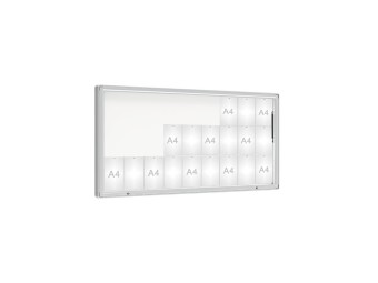 Vitrine pour exterieur 2000 simple battant