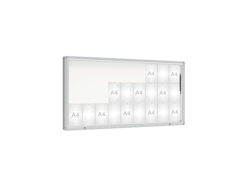 Vitrine pour exterieur 2000 simple battant