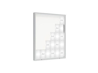 Vitrine pour exterieur 2000 simple battant