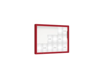 Vitrine pour exterieur 2000 simple battant