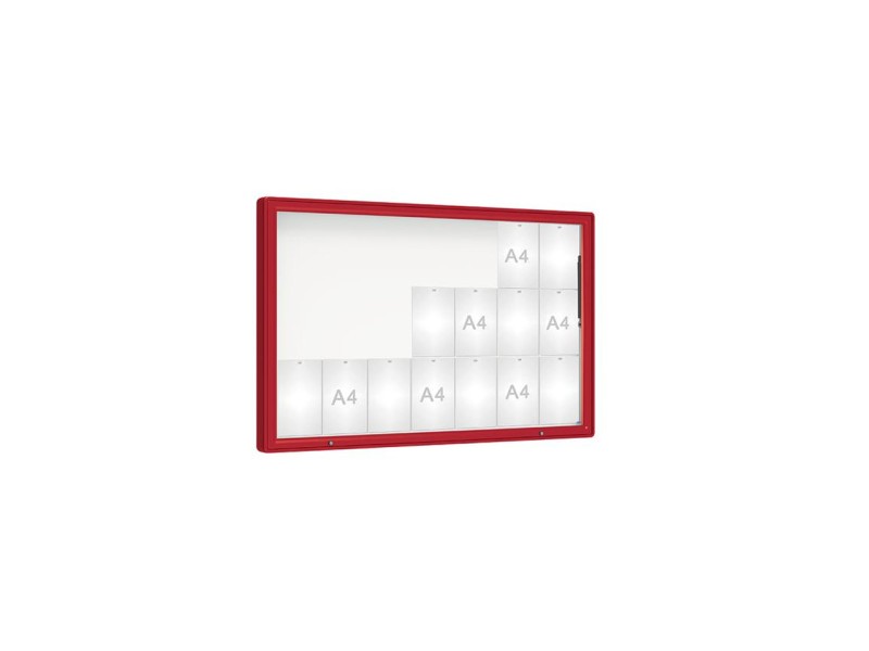 Vitrine pour exterieur 2000 simple battant