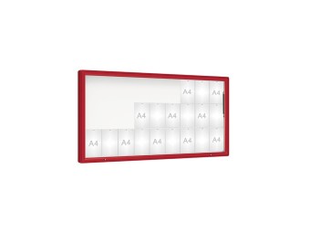 Vitrine pour exterieur 2000 simple battant