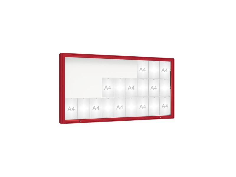 Vitrine pour exterieur 2000 simple battant